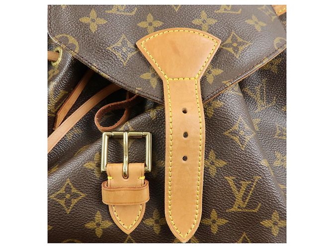 Zaino Louis Vuitton Monogram Montsouris GM Brown M51135 - vista 18