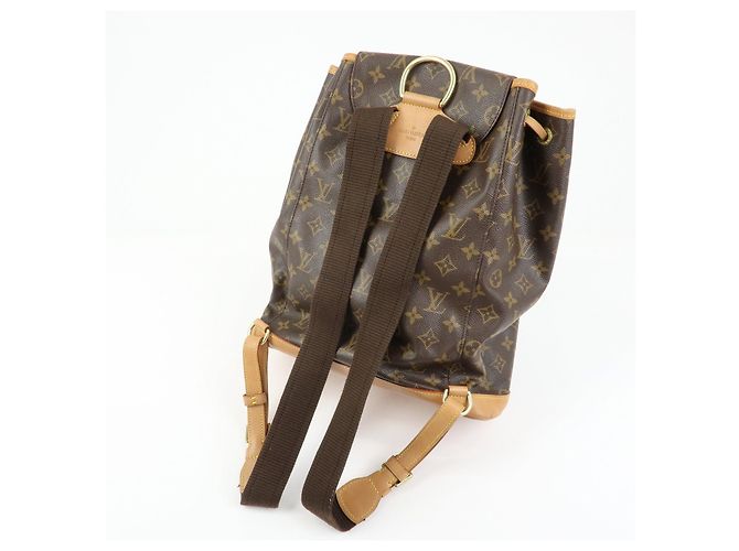 Zaino Louis Vuitton Monogram Montsouris GM Brown M51135 - vista 6