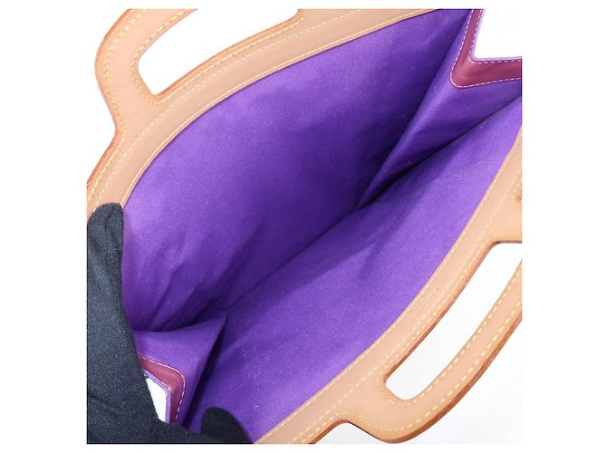 Louis Vuitton Monogram Vernis Stanton Tote Bag Violet M91079 - vista 15