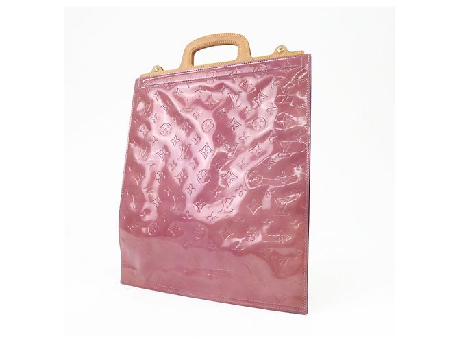 Louis Vuitton Monogram Vernis Stanton Tote Bag Violet M91079 - vista 3