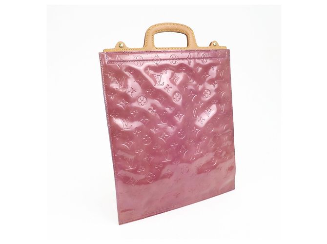 Louis Vuitton Monogram Vernis Stanton Tote Bag Violet M91079 - vista 4