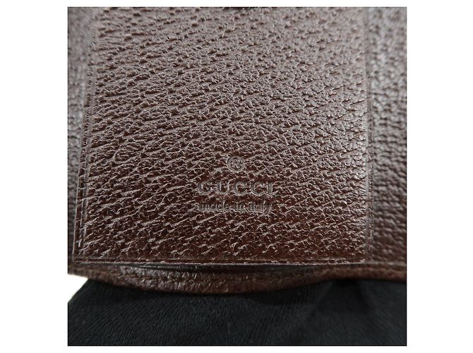 GUCCI GG Canvas Leather 6 Ring Key Case Beige Brown 127048 - vista 15