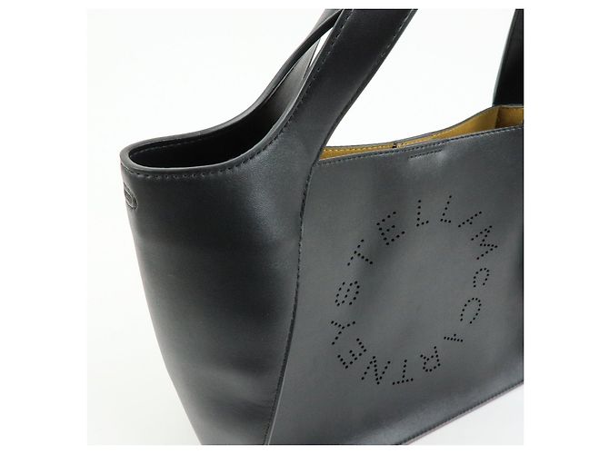 Stella Mc Cartney STELLA MCCARTNEY Borsa 2Way in ecopelle Borsa a mano e a tracolla Nera - vista 14
