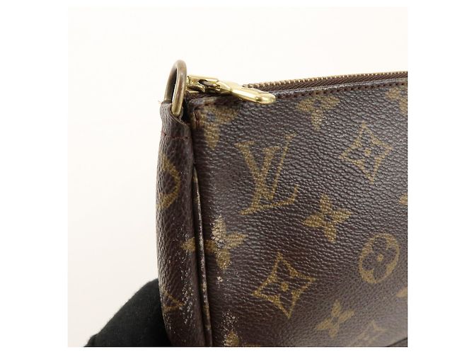 Louis Vuitton Monogram Pochette Accessoires Pouch Hand Bag M51980 - vista 11