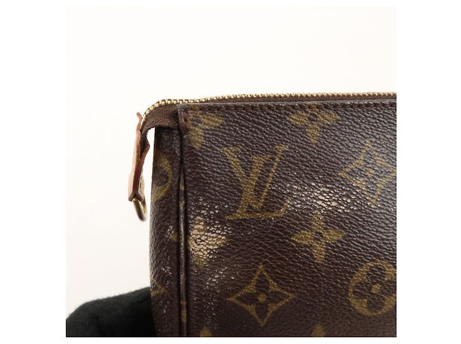 Louis Vuitton Monogram Pochette Accessoires Pouch Hand Bag M51980 - vista 13