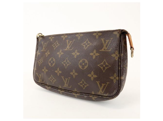 Louis Vuitton Monogram Pochette Accessoires Pouch Hand Bag M51980 - vista 3