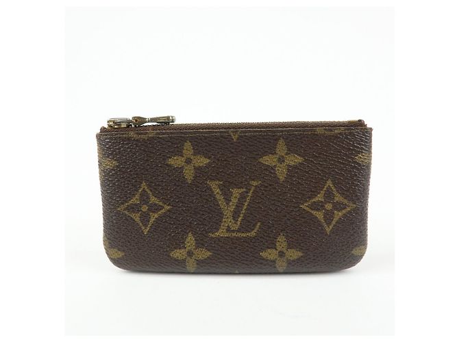 Louis Vuitton Set de 3 Pochette Cles de lona Monogram Damier Azur - vista 9