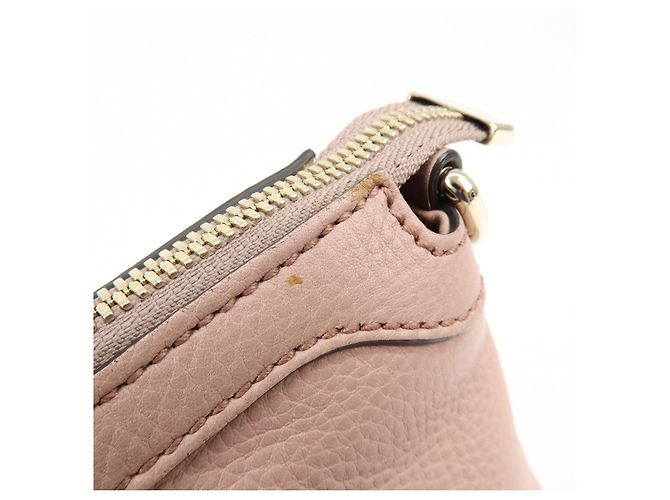 GUCCI SOHO Interlocking G Leather 2Way Hand Bag Pink 308362 - vista 16