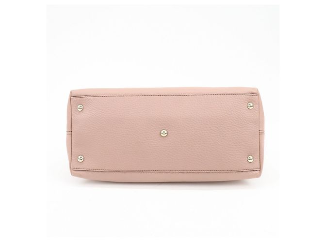 GUCCI SOHO Interlocking G Leather 2Way Hand Bag Pink 308362 - vista 5