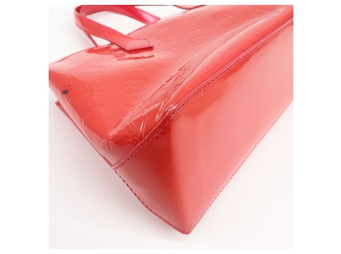Borsa a mano Louis Vuitton Monogram Vernis Wilshire PM Rose Pop M93643 - vista 13
