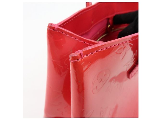 Borsa a mano Louis Vuitton Monogram Vernis Wilshire PM Rose Pop M93643 - vista 22