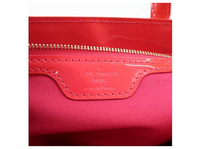 Borsa a mano Louis Vuitton Monogram Vernis Wilshire PM Rose Pop M93643 - vista 23