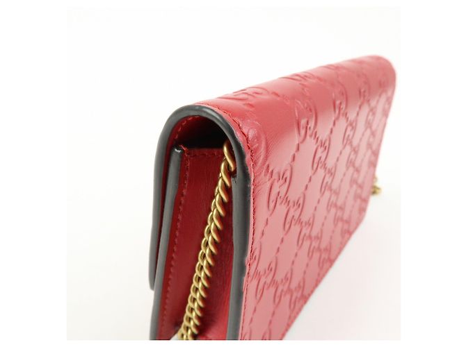 Borsa a tracolla GUCCI Interlocking G Guccissima Chain Cherry 481291 - vista 14
