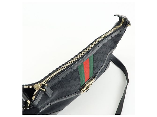 Borsa a tracolla GUCCI Sherry Interlocking G GG Canvas Leather 131033 - vista 19