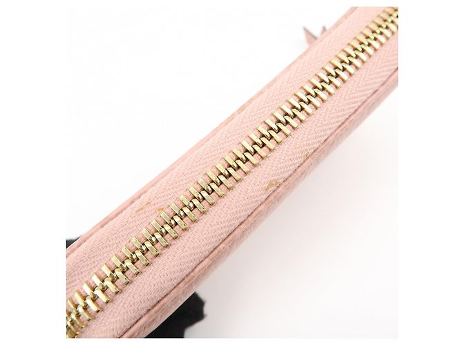 GUCCI Swing Leather Coin Case Cartera Compacta Rosa 368877 - vista 16