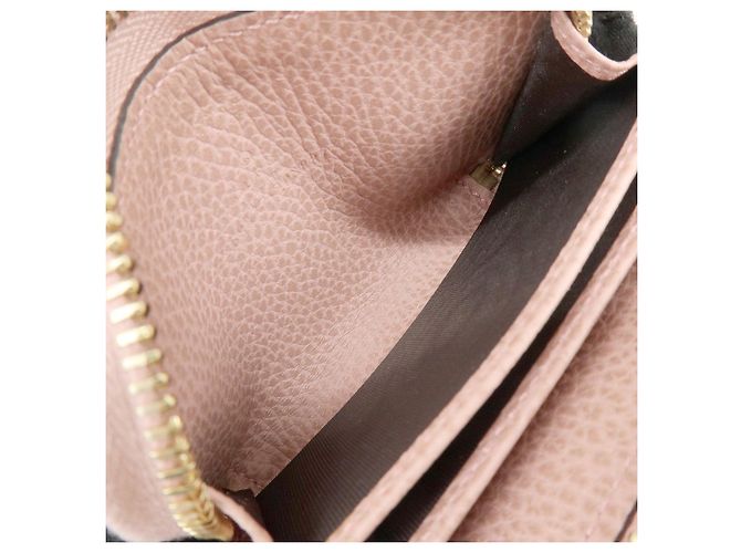 GUCCI Swing Leather Coin Case Cartera Compacta Rosa 368877 - vista 19