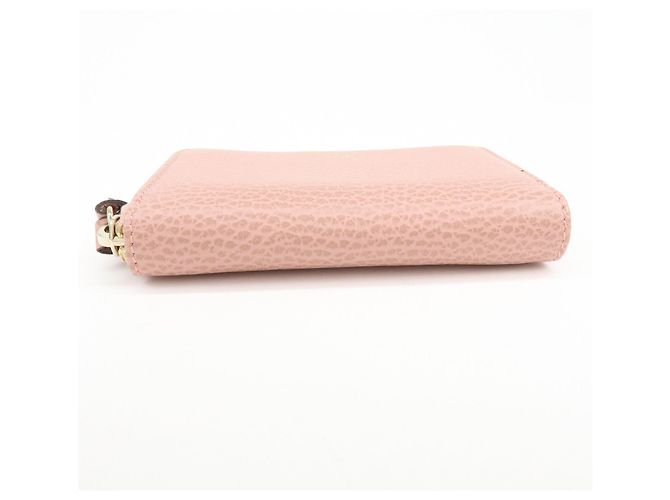 GUCCI Swing Leather Coin Case Cartera Compacta Rosa 368877 - vista 5