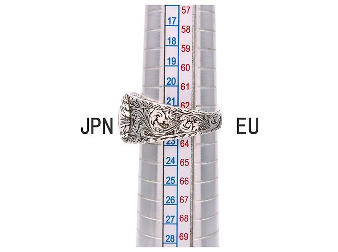 GUCCI Interlocking G Arabesque Ring SV925 Silber #23 US10.25 EU63 - Ansicht 7