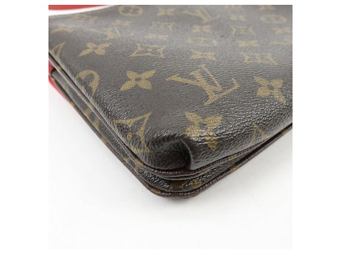 Borsa a tracolla Louis Vuitton Monogram Twice Cerise M50184 - vista 13