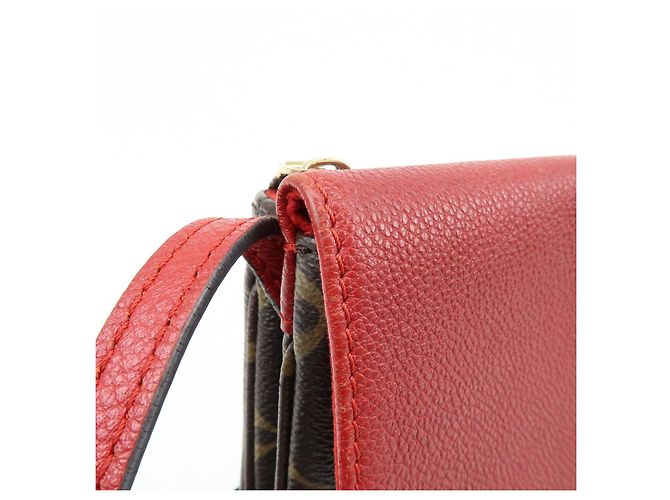 Borsa a tracolla Louis Vuitton Monogram Twice Cerise M50184 - vista 14