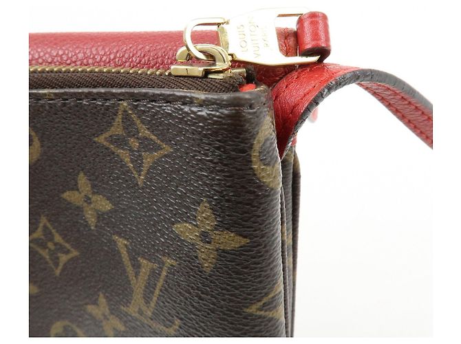 Borsa a tracolla Louis Vuitton Monogram Twice Cerise M50184 - vista 17