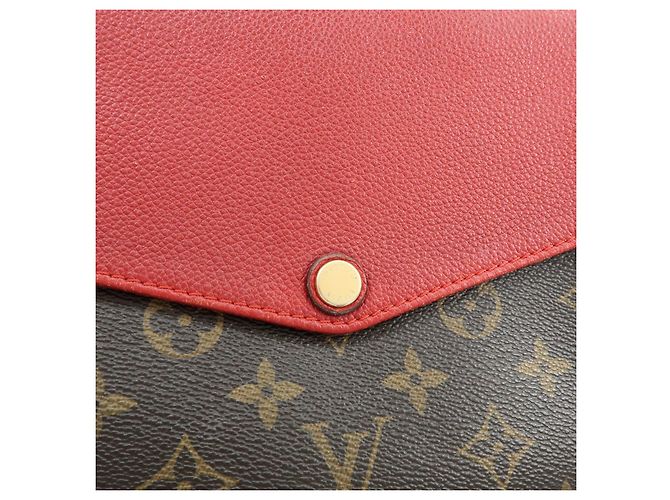 Borsa a tracolla Louis Vuitton Monogram Twice Cerise M50184 - vista 19
