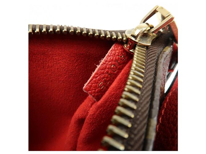 Borsa a tracolla Louis Vuitton Monogram Twice Cerise M50184 - vista 24