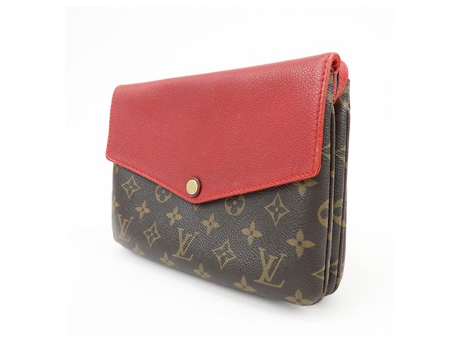 Borsa a tracolla Louis Vuitton Monogram Twice Cerise M50184 - vista 3
