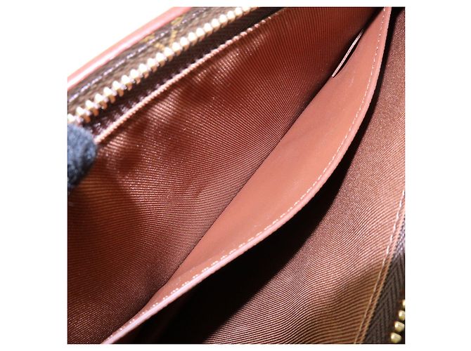 Borsa pochette con catena Louis Vuitton Monogram Brown M55646 - vista 19
