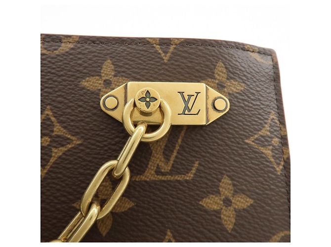 Borsa pochette con catena Louis Vuitton Monogram Brown M55646 - vista 7