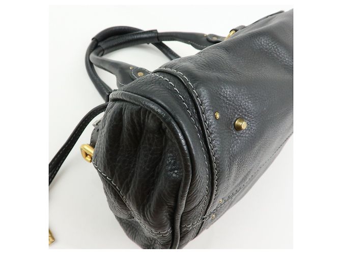 Chloé Borsa Tote Chloe Paddington in pelle Borsa a mano Nera - vista 10