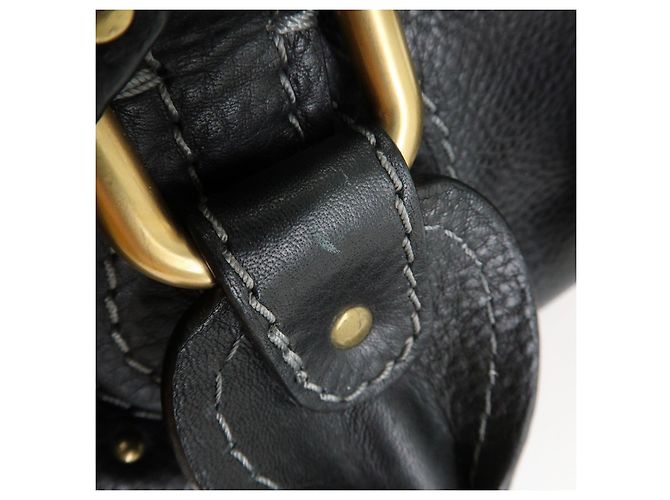 Chloé Borsa Tote Chloe Paddington in pelle Borsa a mano Nera - vista 9