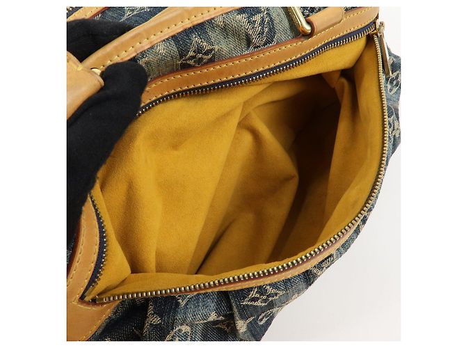 Louis Vuitton Monogram Denim Cabas Raye GM Borsa a mano 2Way M95336 - vista 18