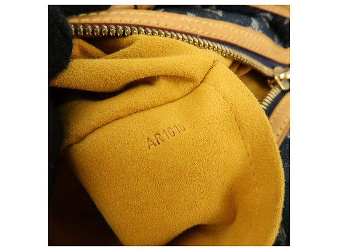 Louis Vuitton Monogram Denim Cabas Raye GM Borsa a mano 2Way M95336 - vista 24