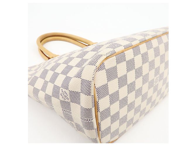 Borsa Tote Louis Vuitton Damier Azur Saleya PM N51186 - vista 10