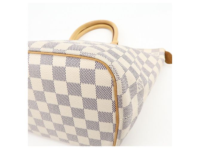 Borsa Tote Louis Vuitton Damier Azur Saleya PM N51186 - vista 11
