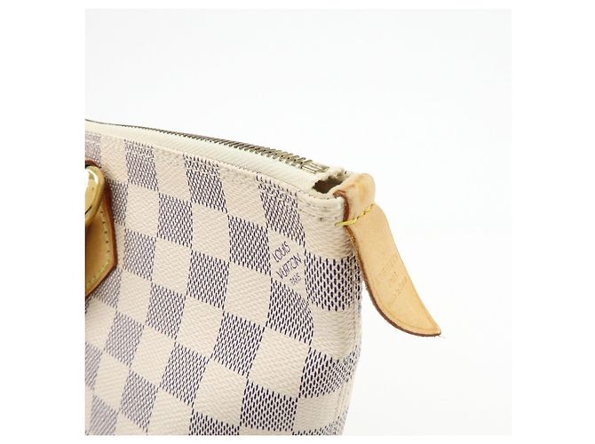 Borsa Tote Louis Vuitton Damier Azur Saleya PM N51186 - vista 14