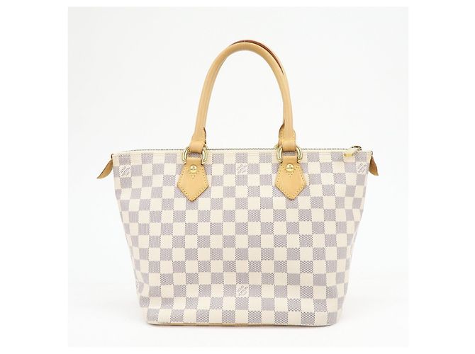 Borsa Tote Louis Vuitton Damier Azur Saleya PM N51186 - vista 2
