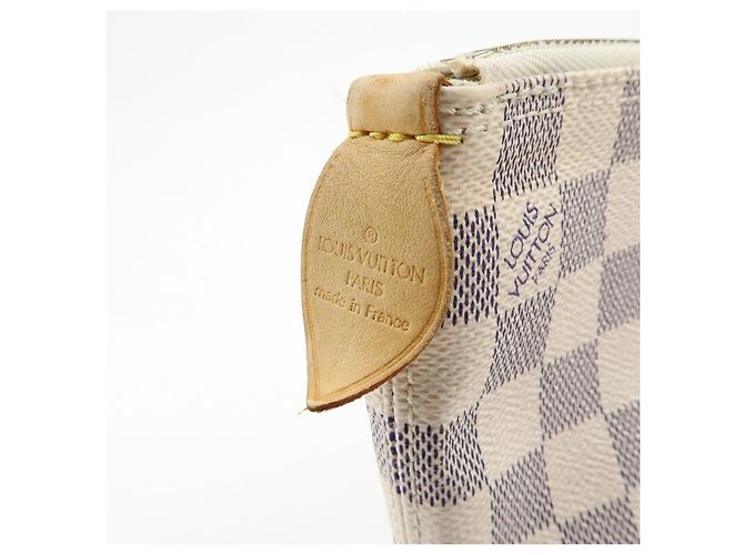 Borsa Tote Louis Vuitton Damier Azur Saleya PM N51186 - vista 23