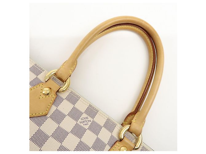 Borsa Tote Louis Vuitton Damier Azur Saleya PM N51186 - vista 6