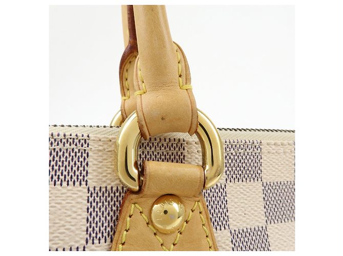 Borsa Tote Louis Vuitton Damier Azur Saleya PM N51186 - vista 9