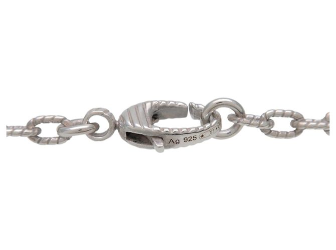 Collana a catena GUCCI Interlocking G Arabesque SV925 Silver - vista 6