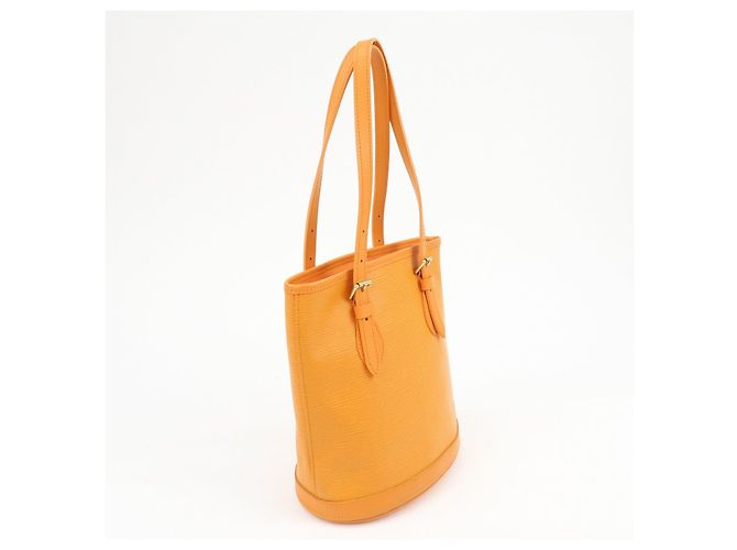 Louis Vuitton Epi Bucket PM Shoulder Bag Tote Bag Mandarin M5899H - vista 4