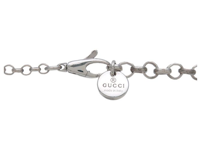 Collana a catena Arabesque Interlocking G GUCCI SV925 Siver - vista 4