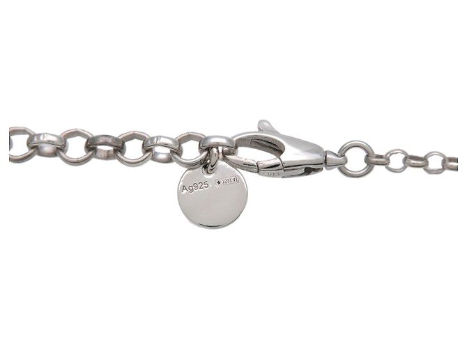Collana a catena Arabesque Interlocking G GUCCI SV925 Siver - vista 5
