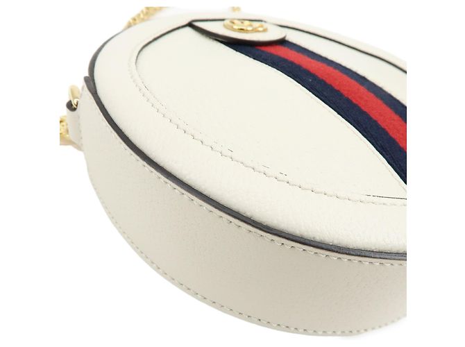 GUCCI Ophidia Sherry Double G Round Mini Chain Shoulder Bag 550618 - vista 5