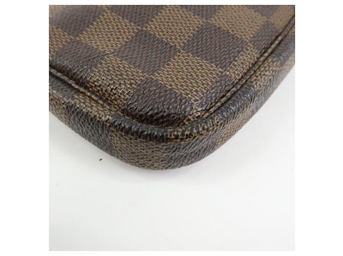 Louis Vuitton Damier Mini Pochette Accessoires Pouch Ebene N58009 - vista 10
