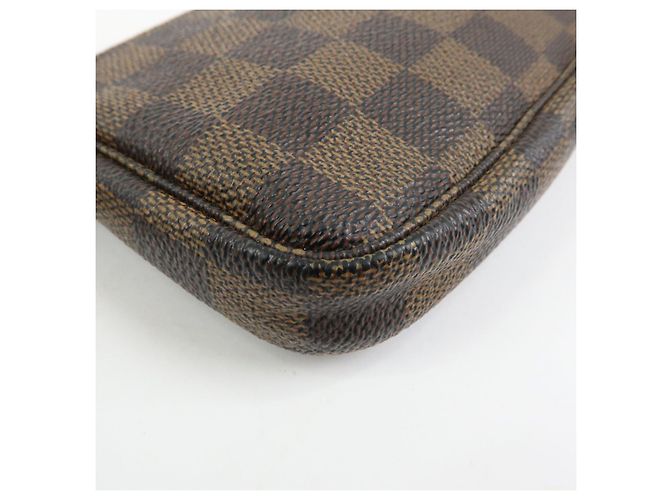 Louis Vuitton Damier Mini Pochette Accessoires Pouch Ebene N58009 - vista 12