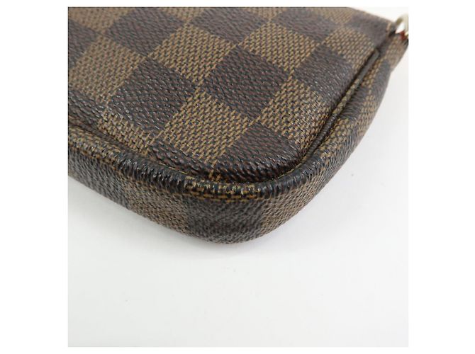 Louis Vuitton Damier Mini Pochette Accessoires Pouch Ebene N58009 - vista 13