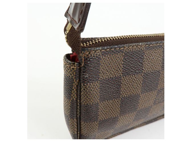 Louis Vuitton Damier Mini Pochette Accessoires Pouch Ebene N58009 - vista 15